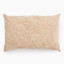 Thread Office Oatmeal Floral Cotton Chenille Jacquard Scatter Cushion with Feather Blend Inner, 40cm x 60cm