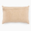 Thread Office Oatmeal Floral Cotton Chenille Jacquard Scatter Cushion with Feather Blend Inner, 40cm x 60cm