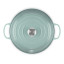 Le Creuset Sea Salt Signature 3.5 Litre Shallow Casserole, 30cm angle