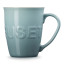 Le Creuset Sea Salt Stoneware Extra Large Logo Mug, 580ml angle