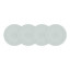 Le Creuset Sea Salt 1925 Silicone Coasters, Set of 4