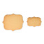 PME Plaque Round Edge Cookie Cutters, Set of 2 detail