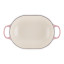 Le Creuset Berry Signature 6.3 Litre Oval Cast Iron Casserole, 31cm angle