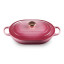 Le Creuset Berry Signature 6.3 Litre Oval Cast Iron Casserole, 31cm