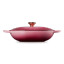 Le Creuset Berry Signature 6.3 Litre Oval Cast Iron Casserole, 31cm angle