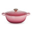 Le Creuset Berry Signature Cast Iron Soup Pot, 26cm angle