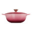 Le Creuset Berry Signature Cast Iron Soup Pot, 26cm angle