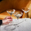 Chef & Sommelier Symetrie Champagne Coupe Glasses, Set of 6 on the table