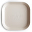 Mushie Square Dinner Plate - Ivory