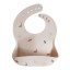 Mushie Silicone Baby Bib - Dinosaurs
