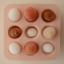 Mushie Baby Food Freezer Tray - Blush with frozen food