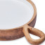 Salisbury & Co Calla Round Serving Bowl with Handle, 30cm close up
