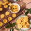 Delish Sisters Grans Custard Biscuits, 150g on a plate