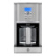 Russell Hobbs Nexus Stainless Steel Digital Coffee Maker, 1.8L - Silver angle