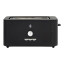 Russell Hobbs Nexus Stainless Steel 4-Slice Toaster - Black angle