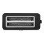 Russell Hobbs Nexus Stainless Steel 4-Slice Toaster - Black angle