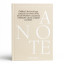 Printworks Just A Note Notebook - Beige angle