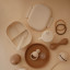 Mushie Lunchbox, 500ml -  Ivory on the table