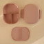 Mushie Lunchbox, 500ml - Blush on the table