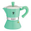 Pezzetti Belle Express Moka Pot, 6 Cups - Green