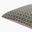 Thread Office Green Gridlock Scatter Cushion with Feather Blend Inner, 50cm x 50cm close up