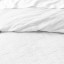 Linen House White Rhea Duvet Cover Set - Double detail on the bed