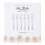 Jenna Clifford Alba Cake Forks, Set of 6 packaging