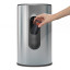 Joseph Joseph Arc 10L Pedal Bin - Stainless Steel filling the  integrated liner storage compartment