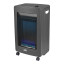 Alva Blue Flame Black Convection Gas Heater
