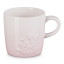 Le Creuset Jardin Relief Stoneware Cappuccino Mug, 200ml - Shell Pink