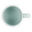 Le Creuset Jardin Relief Stoneware Cappuccino Mug, 200ml - Sea Salt angle