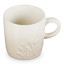 Le Creuset Jardin Relief Stoneware Cappuccino Mug, 200ml - Meringue