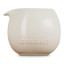 Le Creuset Jardin Relief Stoneware Pitcher, 480ml - Meringue angle
