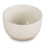 Le Creuset Jardin Relief Stoneware Snack Bowl, 10cm - Meringue angle