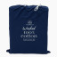 Thread Office Navy Washed Cotton Duvet Cover Set - Double