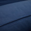 Thread Office Navy Washed Cotton Duvet Cover Set - Double
