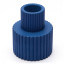 Alkaline Fluted Form Candle Holder - Blue Depth