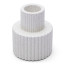 Alkaline Fluted Form Candle Holder - Sand