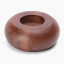 Thread Office Wooden Round Tealight Candle Holder