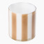 Thread Office Natural Stripe Tealight Candle Holder