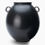 Thread Office Black Cleo Ceramic Vase, 28cm