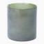 Thread Office Green Frosted Raw Edge Candle Holder - Small