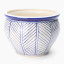 Thread Office Nautical Stripe Planter, 21cm