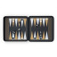 Suck UK Iron & Glory Magnetic Travel Backgammon angle
