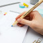 Suck UK Drumstick Pens, Set of 2 - Blue drawing on a notepad 
