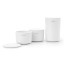 Brabantia ReNew Storage Pots, Set of 3 - White angle