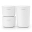 Brabantia ReNew Storage Pots, Set of 3 - White angle