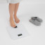 Brabantia Battery-Free Digital Bathroom Scale - White in the bathroom
