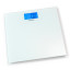 Brabantia Battery-Powered Digital Bathroom Scale - White angle