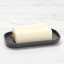 Brabantia ReNew Soap Dish - Dark Grey with a bar of soap